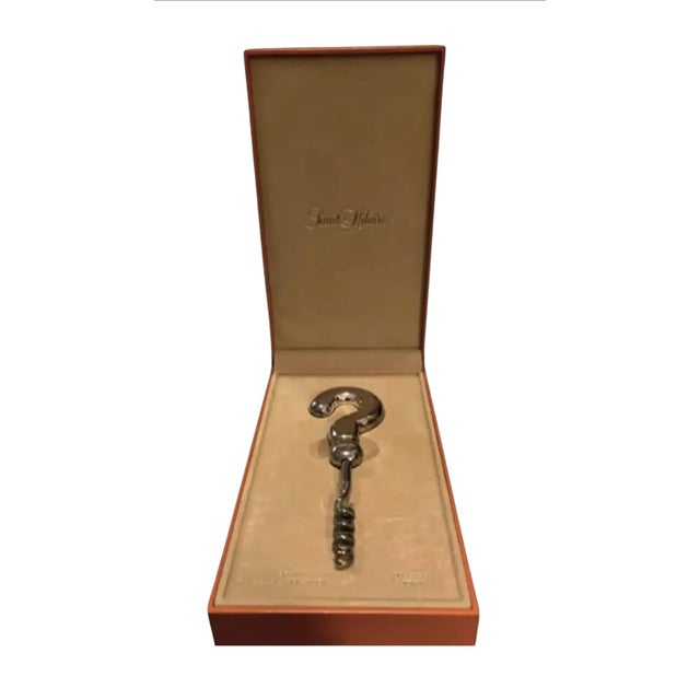 Metal Vintage French Saint Hilaire Paris Question Mark Corkscrew For Sale - Image 7 of 7