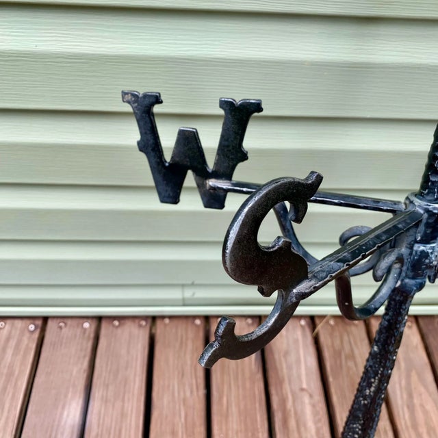 Black Horse Weathervane Saddlebred Equestrian For Sale - Image 8 of 12