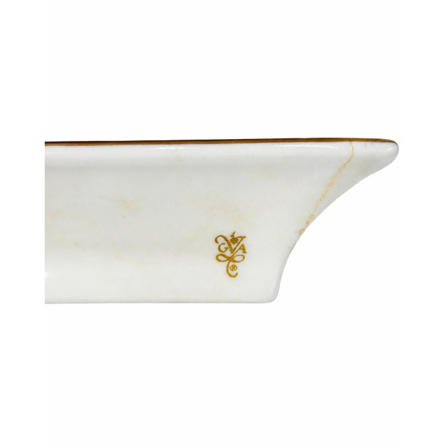 Ceramic Vintage Villa D’Este Hotel Lake Como Italy Limoges Porcelain Ashtray Catchall Dish For Sale - Image 7 of 12