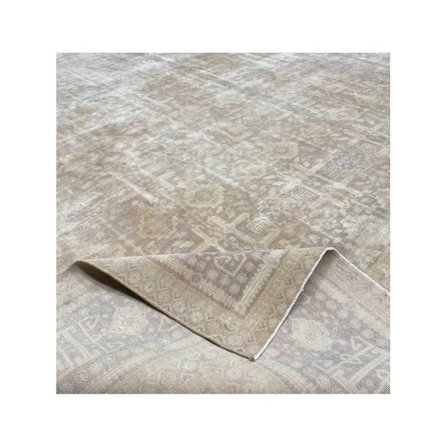 Traditional 1960s Old Persian Tabriz Area Rug 10x13 For Sale - Image 3 of 7
