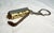 1930s Antique Leather Metal 3 Celluloid Dice Box Holder Travel Carrier Keychain For Sale - Image 5 of 9