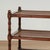 Wood Vintage Three Tiered Caned British Colonial Style Stand For Sale - Image 7 of 13