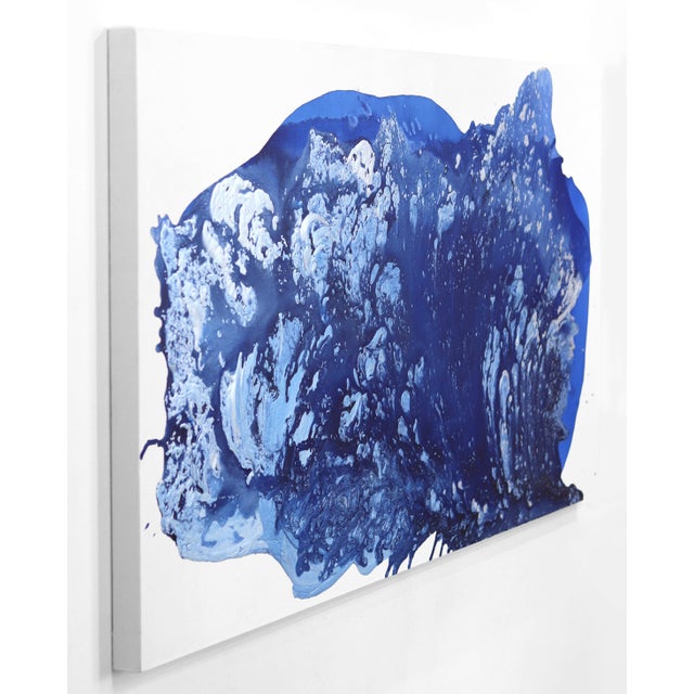 Contemporary Winter Solstice - Original Contemporary Abstract Acrylic Painting on Canvas For Sale - Image 3 of 9