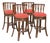 Tommy Bahama Island Estate Faux Bamboo Swivel Barstools, Set of Four For Sale