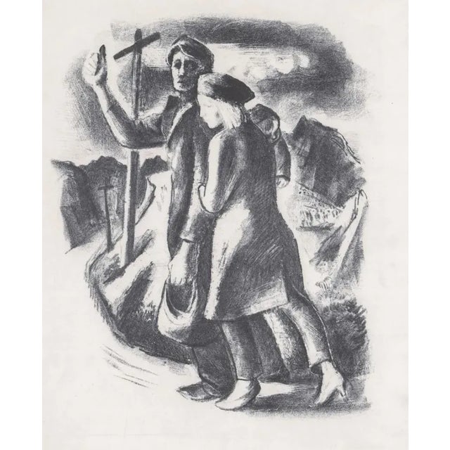 Figurative 1930s Boardman Robinson Open Road Lithograph For Sale - Image 3 of 3