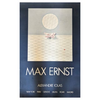 Max Ernst, Alexandre Iolas Exhibition Poster, 1971, Lithograph For Sale