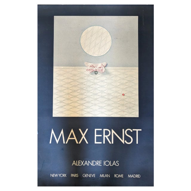 Max Ernst, Alexandre Iolas Exhibition Poster, 1971, Lithograph For Sale