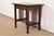Charles Limbert Stickley Brothers Style Antique Mission Oak Arts & Crafts Writing Desk or Library Table, Circa 1910 For Sale - Image 4 of 12