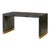Charcoal Modern Waterfall Desk For Sale
