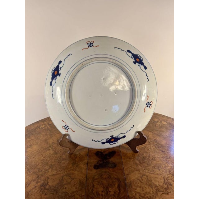 Antique Japanese Imari Charger, 1900s For Sale - Image 4 of 5