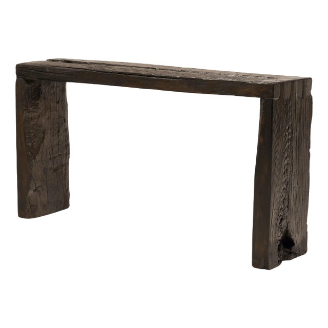 Reclaimed Chinese Elm Waterfall Table Chairish