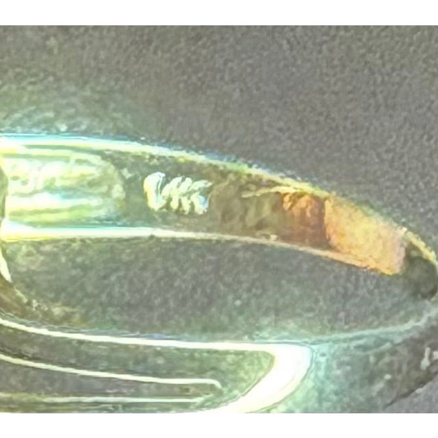 1960s-70s ruby, sapphire, emerald and diamond 14k gold cocktail ring. Stamped at inner band as shown. Stones verified by...