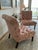 English Pair of Martha Stewart for Bernhardt Tufted Slipper Chairs For Sale - Image 3 of 10