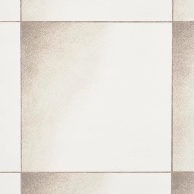 Contemporary Sample - Schumacher X Charlap Hyman Herrero LinfeaWallpaper in Natural For Sale - Image 3 of 4