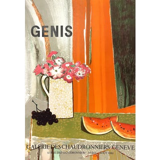 René Genis, Boilermakers Gallery Geneva, Original Lithographed Poster For Sale