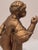 Antique Giltmetal Statue of a Little Girl Wearing a Heart Pendant Necklace For Sale - Image 11 of 15