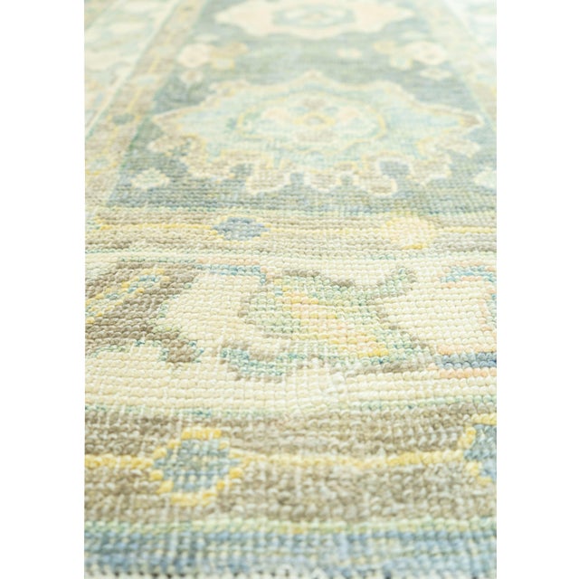 Turkish Oushak Rug 2'10" x 4'4" #19546 For Sale In Houston - Image 6 of 8