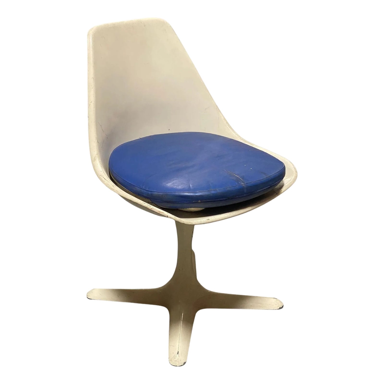 1960s Mid-Century Tulip Side Chair Model 115 by Maurice Burke for