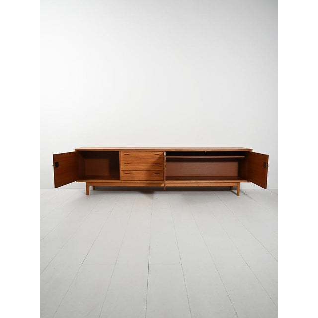 Vintage Walnut Sideboard, 1960s For Sale - Image 4 of 14