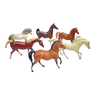 Set of Six Medium Size Vintage Breyer Horses For Sale