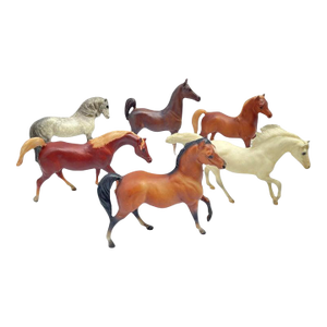 Set of Six Medium Size Vintage Breyer Horses
