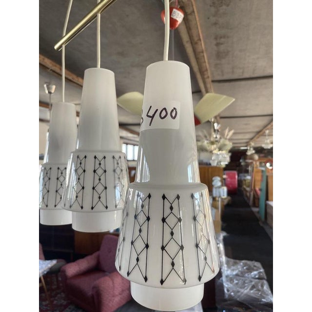 1950s Vintage Pendant Lamp by Lisa Johannson, 1950 For Sale - Image 5 of 6