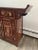 1950s Chinese Style Solid Rosewood Inlay Mother of Pearl Altar Cabinet For Sale - Image 9 of 12