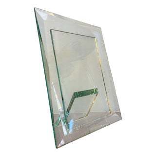 Vintage Glass Photo Frame from Fontana Arte, 1980s For Sale