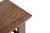 Wood Mission Solid Oak Square End Table With Cut Outs - Walnut (W1) For Sale - Image 7 of 8