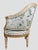 Antique French Painted Frame Chairs Striped Upholstery, Pair For Sale - Image 11 of 15