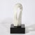 This elegantly bold Mid-Century Modern Carrara Marble Abstract Sculpture originates from the United States, Circa 1970....
