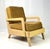 Mid-Century Modern Ficks Reed Blonde Hardwood Lounge Chair With Ochre Textured Upholstery For Sale - Image 6 of 12