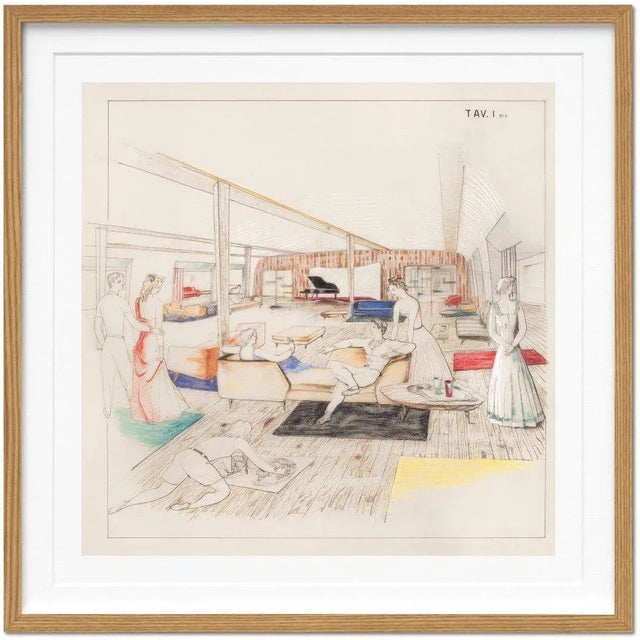 TASCHEN's Gio Ponti "Planchart Coffee Table", Book and Prints, Limited Edition, Signed - 6 Pieces For Sale - Image 6 of 13