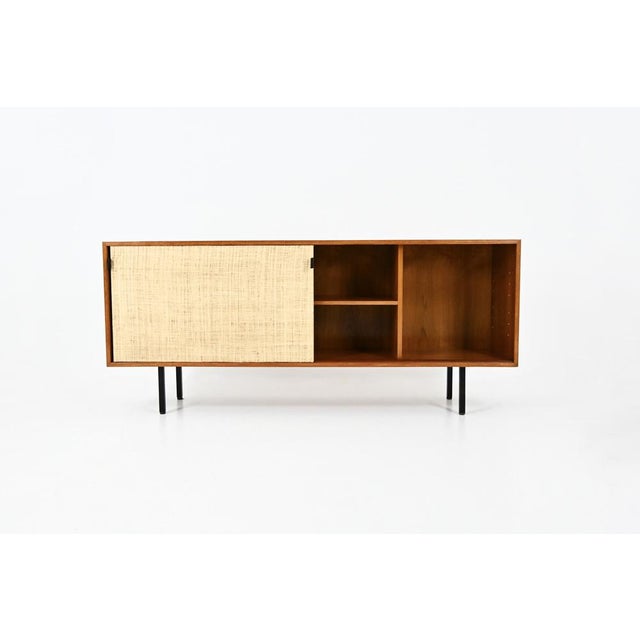 Wood Sideboard attributed to Florence Knoll Bassett for Knoll International, 1950s For Sale - Image 7 of 15