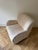 Lounge Linen Accent Chair For Sale - Image 4 of 6