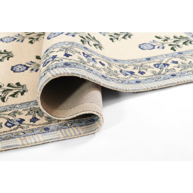 Momeni Cotswold Blue Hand Tufted Area Rug 9' X 12' For Sale - Image 9 of 9