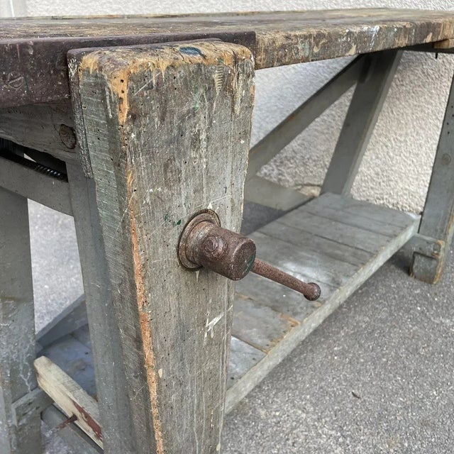 Antique Violin Makers Workbench For Sale - Image 3 of 18