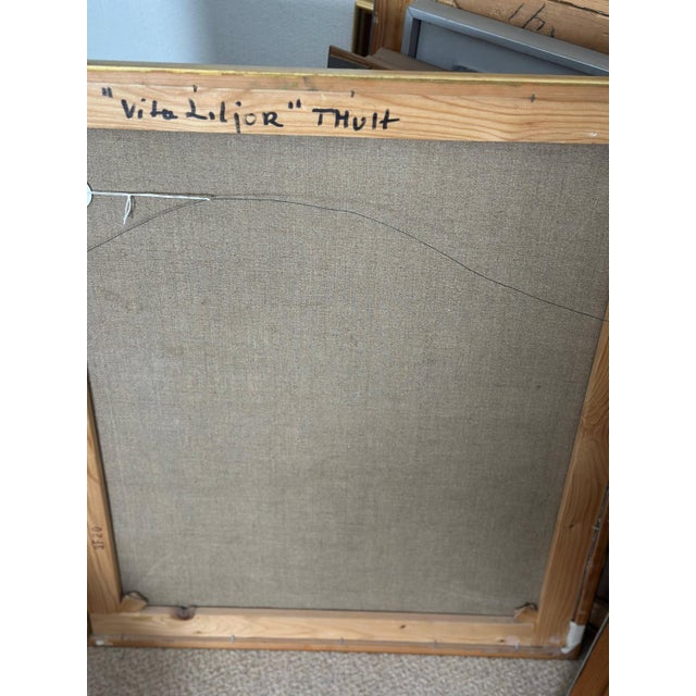 Torsten Hult, White Lilies, 1960s, Oil on Canvas, Framed For Sale - Image 14 of 18