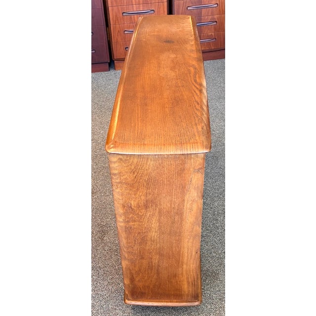 Mid 20th Century Mid 20th Century English Oak Cabinet / Bookcase by Priory Furniture, Uk c.1950 For Sale - Image 5 of 12