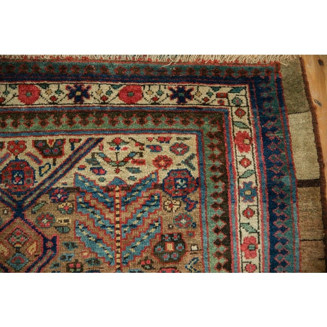 Ruby Red Antique Serab Carpet - 5'5" x 8'11" For Sale - Image 8 of 14