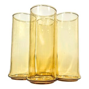 Sunny Swervy Seventies Tumblers- Set of Four