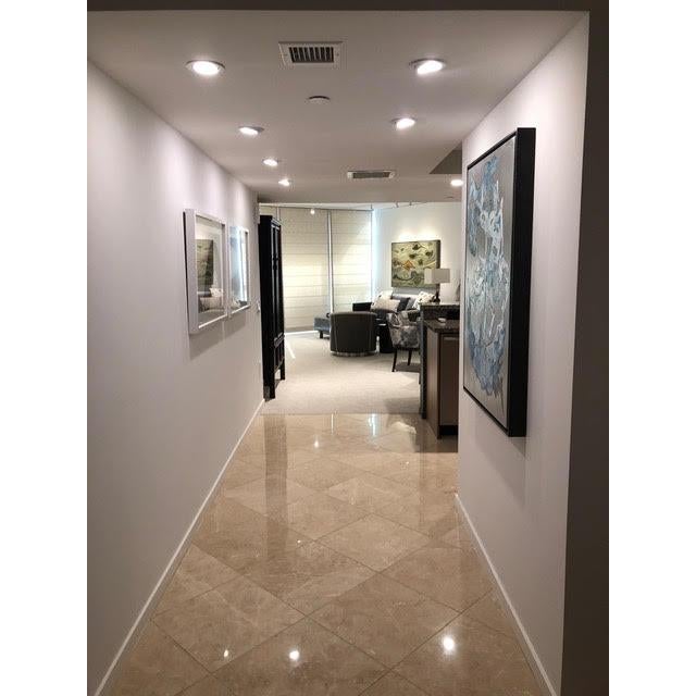 Chase Langford 2000s "Gesture I" Oil and Metallics Painting on Canvas by Chase Langford, Framed For Sale - Image 4 of 6