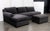 Contemporary Modern Dark Velvet Upholstered Modular Sofa For Sale - Image 3 of 14