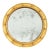 Matthew Izzo Home Federal Gold Leaf Round Wall Mirror 28" For Sale