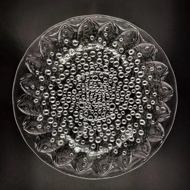 Large Art Deco Glass Bowl by René Lalique, France, 1930s For Sale - Image 3 of 5