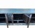 Wood Chinese Distressed Dark Blue Vases Relief Pattern Tv Console Table Cabinet For Sale - Image 7 of 7