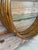 Mid-Century Modern Monumental Vintage Bent Rattan Circular Wall Shelf Manner of Paul Frankl For Sale - Image 3 of 12