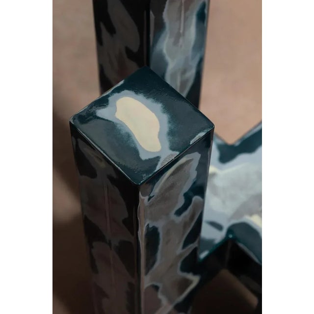 Chapa Y Pintura Shanded Steel Seat by Mut Design For Sale - Image 4 of 7