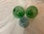 A set of glass orb fishing floats. Some call them witches balls or decorative glass spheres-- what ever you choose to call...