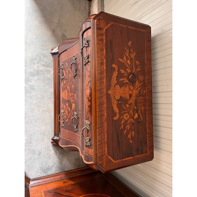 Wood Dutch Inlaid Triptych, 1900s, Set of 3 For Sale - Image 7 of 10